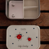 Madkasse – rustfrit stål – Ladybug