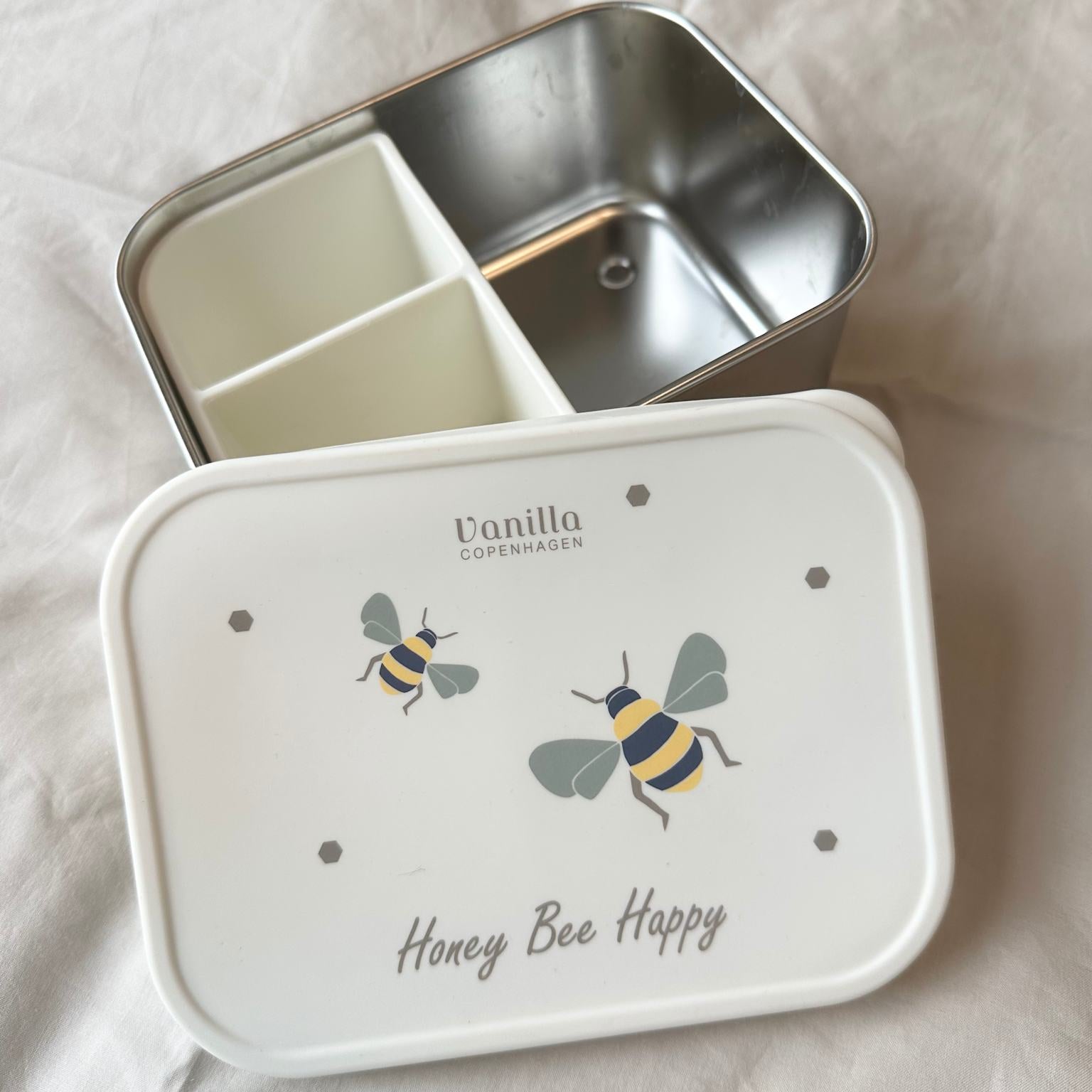 Madkasse – rustfrit stål – Honeybee