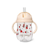 Sugerørskop - Tritan - Ladybug - 300ml