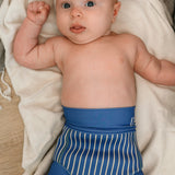 Blebadebukser Neopren - Azure - Striped